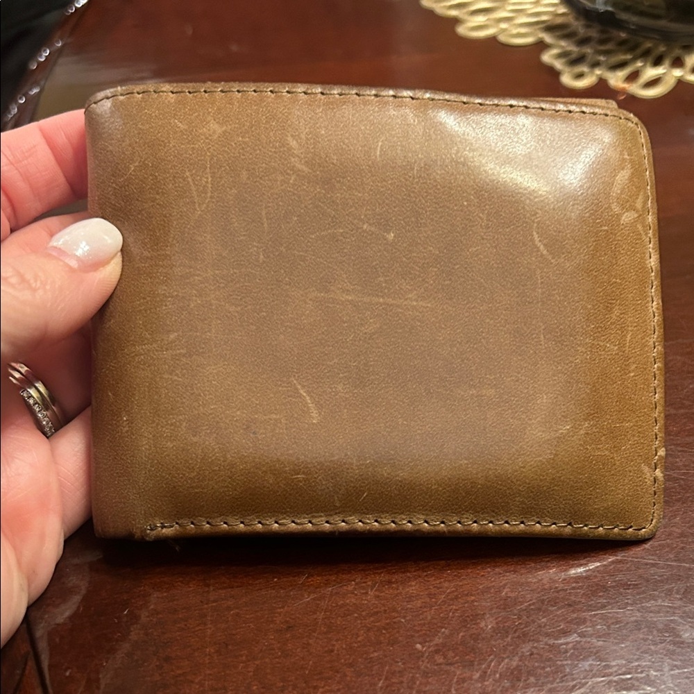 HIMI Classic Brown Leather Wallet